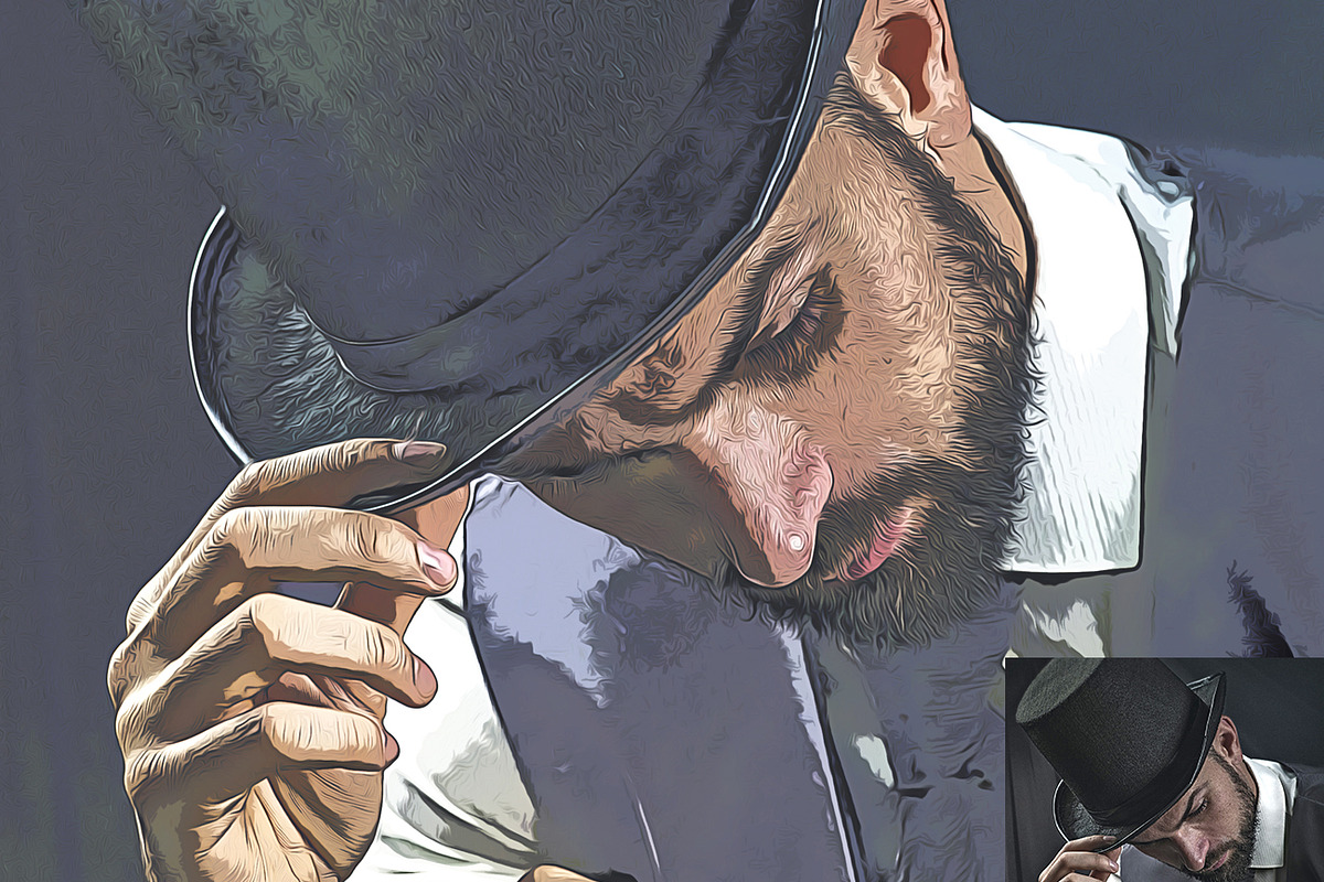 Oil Pop Art Photoshop Action, an Action Add-On by Studio Retouch (Photo 7 of 9)
