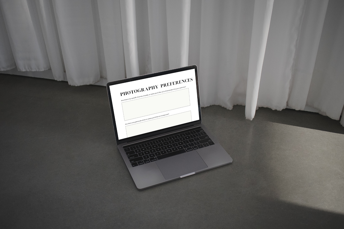 Photography Client Questionnaire, a Marketing Template by Blush Created (Photo 9 of 10)