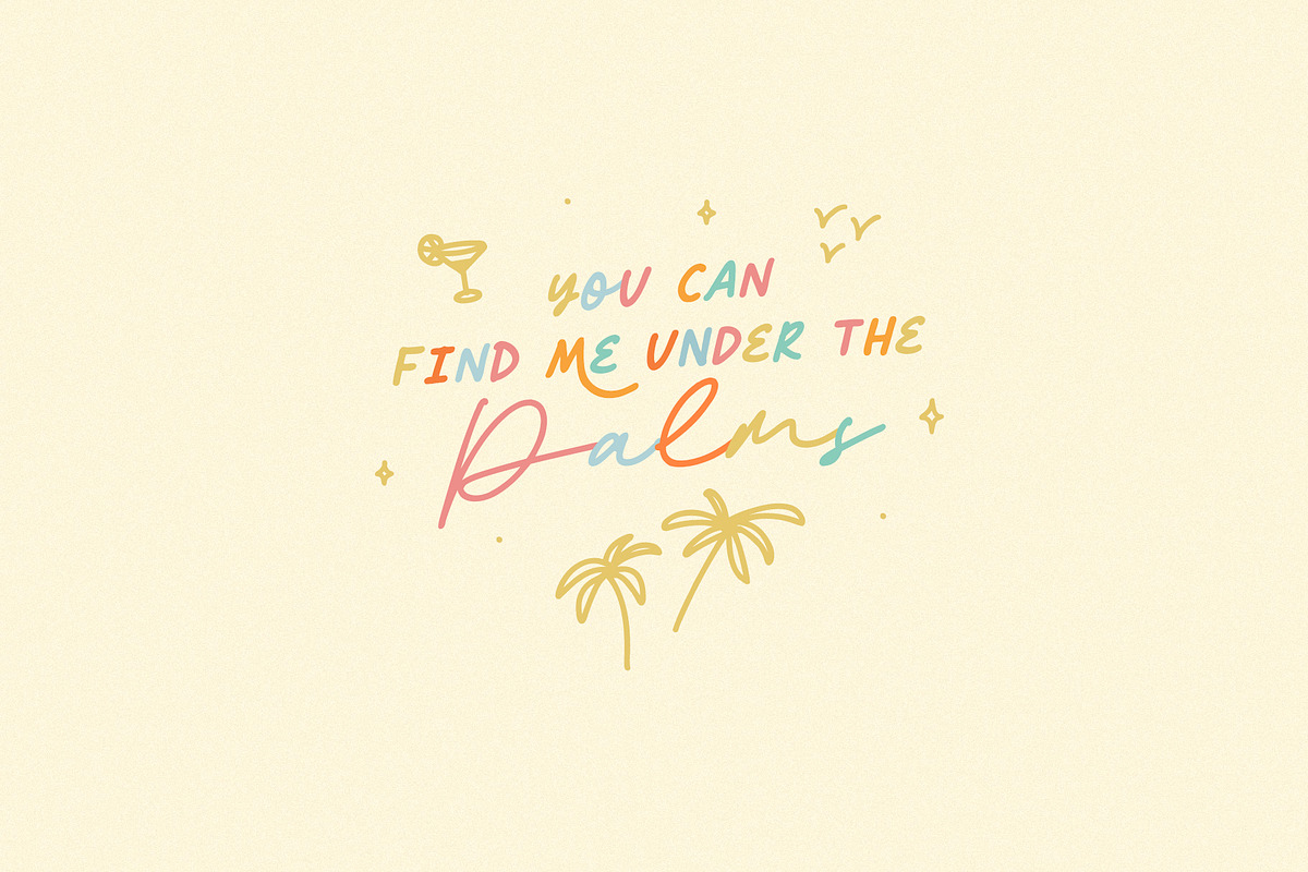 Mellow Morning Font Duo + Doodles, a Font by Sam Parrett (Photo 2 of 11)