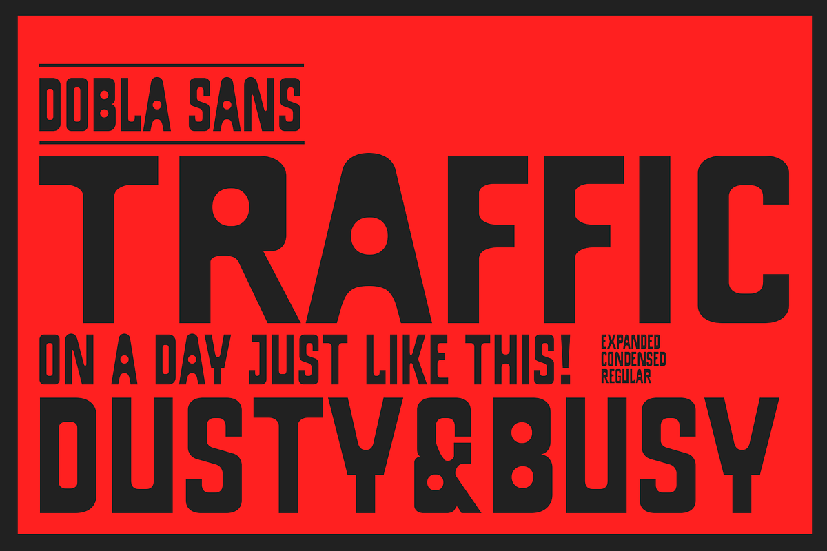 Dobla Sans | Industrial Font, a Sans Serif Font by Jolicia Type (Photo 2 of 14)