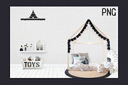 Kids Room Wall/Frame Mock Up 19, a Print Template by Whimsicality (Thumbnail 3 of 4)