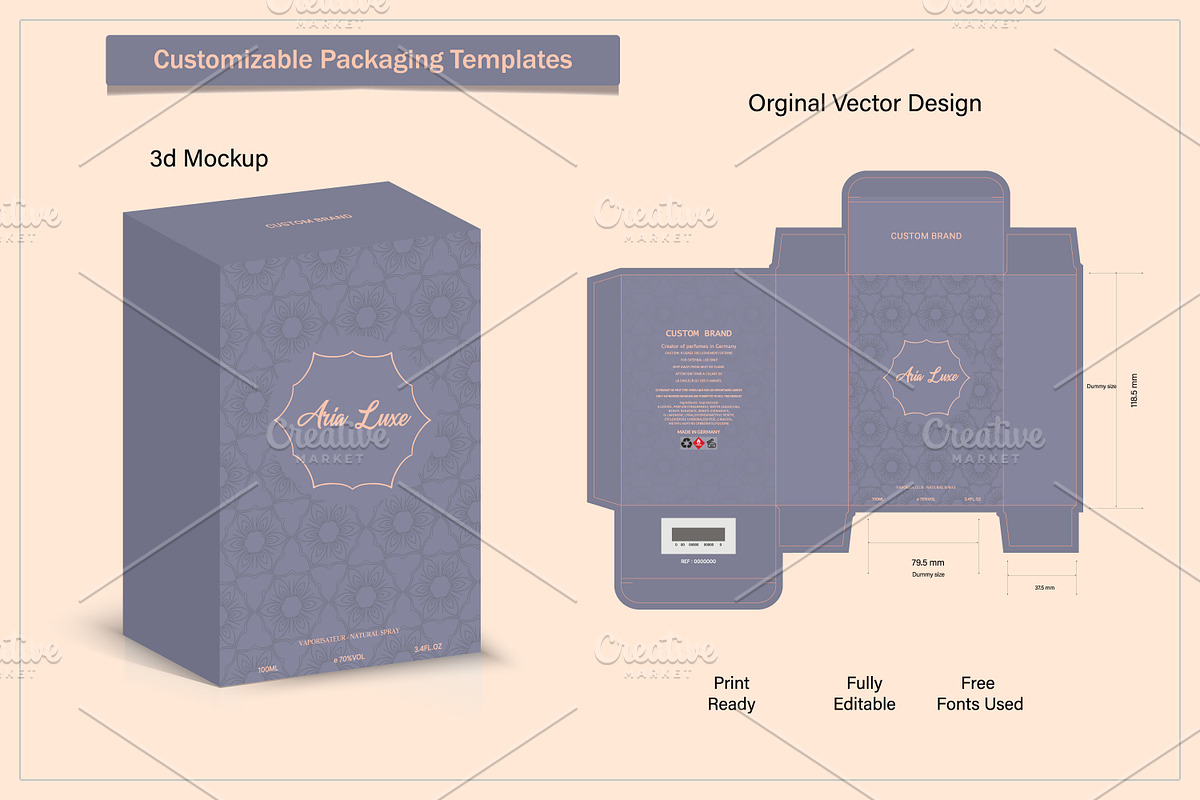 3d box design and mockup, a Packaging Mockup by sumonuix (Photo 1 of 3)