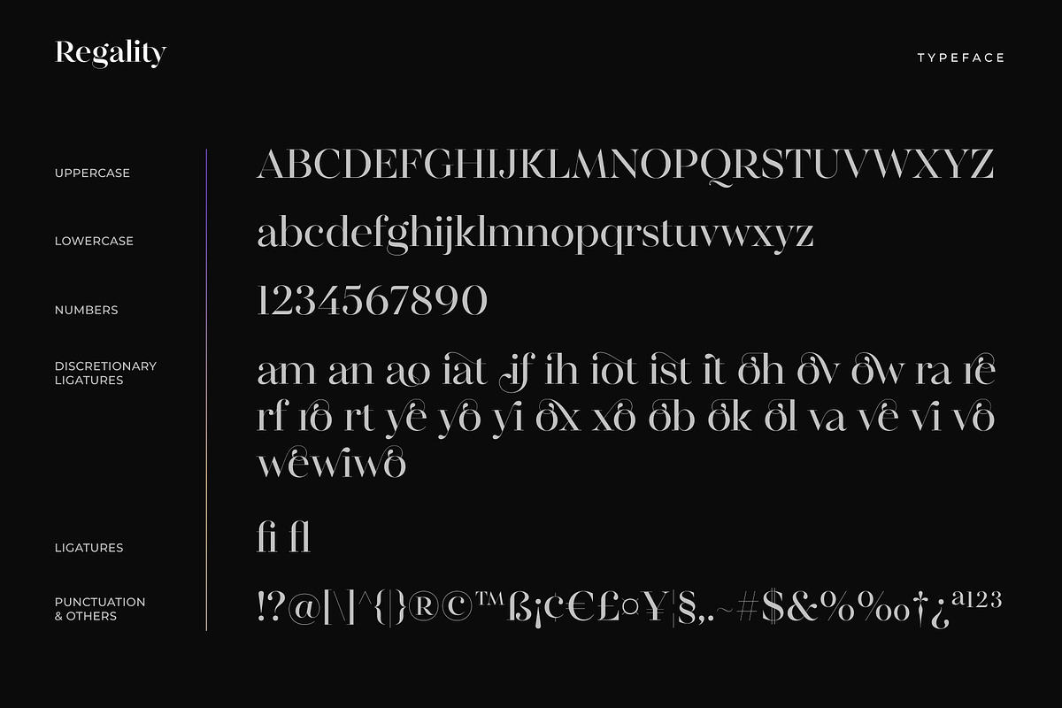 Regality - Classic and Elegant Serif, a Font by Digitype Studio (Photo 10 of 10)