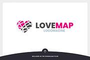 Love Map Logo Template, a Branding & Logo Template by LOGOMAGINE (Thumbnail 15 of 16)