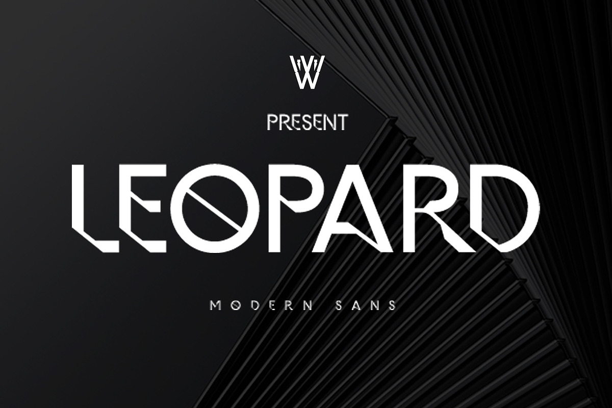 Leopard Futuristic Y2K Font, a Sans Serif Font by WhymoreArt (Photo 1 of 9)
