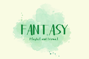 Fantasy | A script font