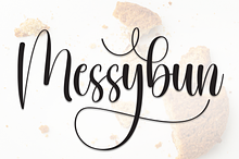 Messybun | Script Font