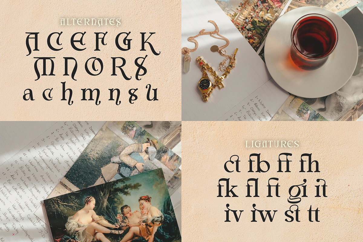 Aurelyne Stylish Elegant Serif Font, a Font by Graphue (Photo 3 of 9)