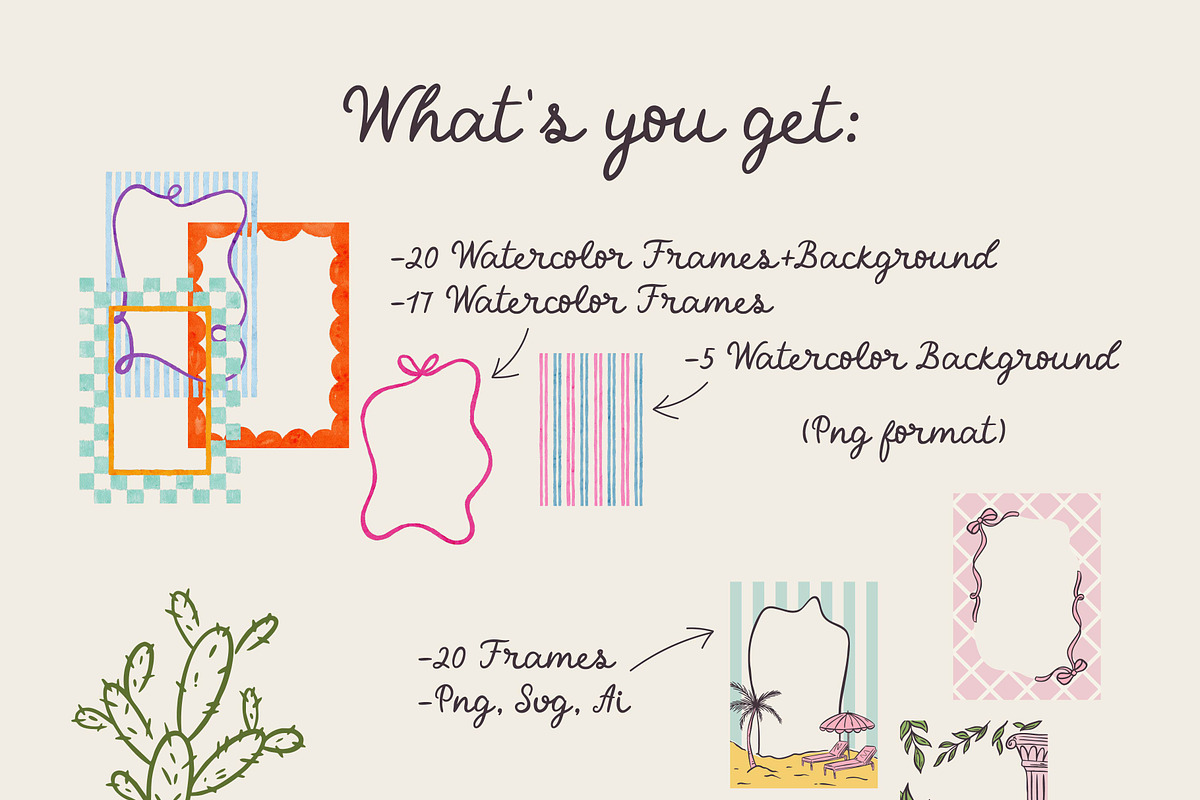 Whimsical Summer Bundle, an Object Graphic by AnnArt (Photo 7 of 11)