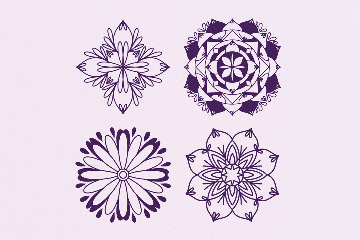 20 Mandala Stamp Brushes Set, a Brush Add-On by SmuffizStudio (Photo 4 of 4)
