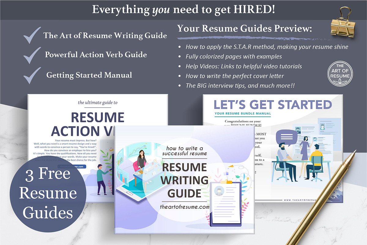 ATS Executive Resume CV Templates, a Resume Template by The Art of Resume (Photo 8 of 8)