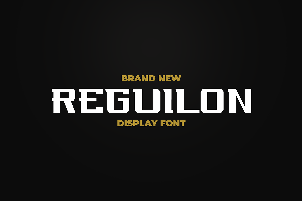 REGUILON Sport Displat Font