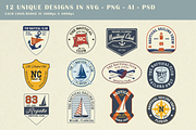 Vintage Nautical Logo Pack, a Branding & Logo Template by Golden Vision Studio (Thumbnail 6 of 8)