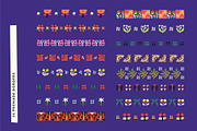 Bloom Blocks Naive Floral Clipart, a Decorative Illustration by Olia (Thumbnail 10 of 25)
