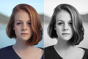 100 Black & White Lightroom Presets, an Action Add-On by RamsaGraphi (Thumbnail 4 of 9)