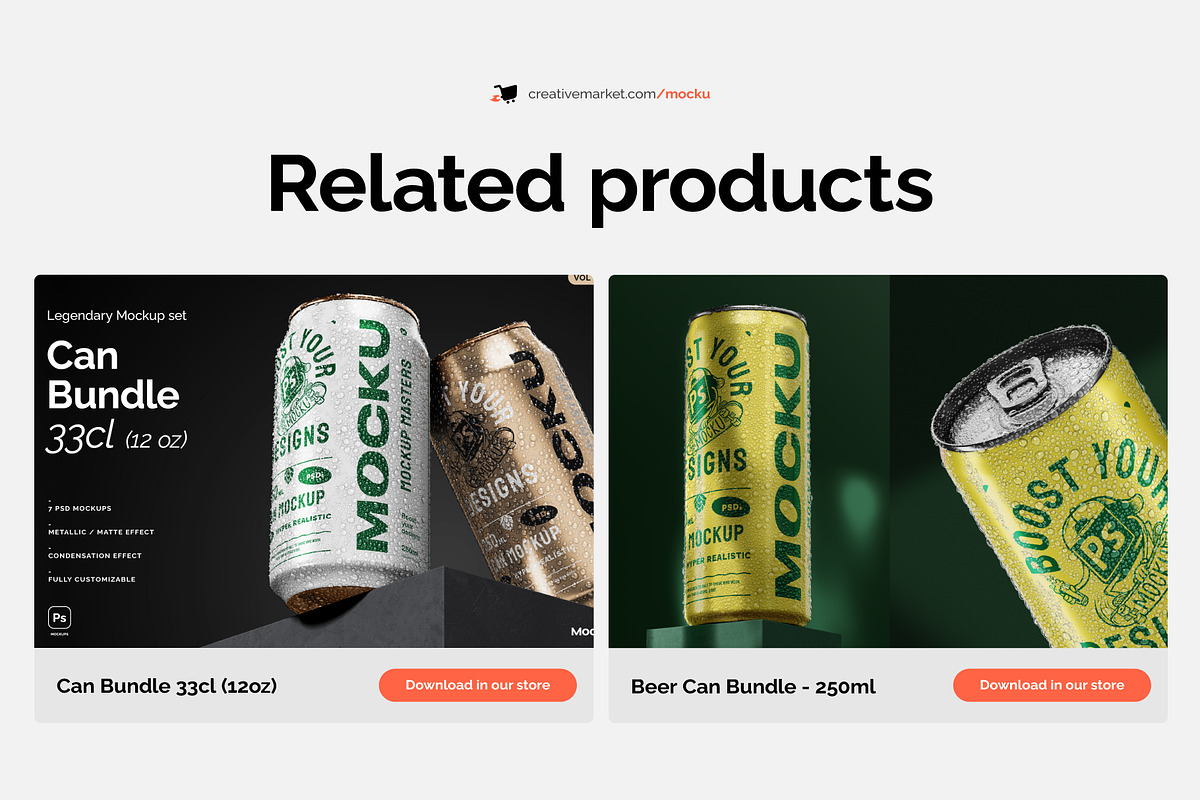 25cl Can - Photoshop Video Mockup, a Packaging Mockup by Mocku (Photo 9 of 12)