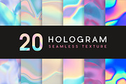 20 Holographic seamless textures, a Texture Graphic by Pykhtik Design Shop (Thumbnail 1 of 4)