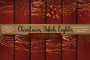 Christmas lights backgrounds, a Pattern Graphic by Paper Farms (Thumbnail 1 of 2)