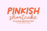Pinkish Shortcake - Playful Mix Font, a Handwritten Font by SaktiAvellin (Thumbnail 1 of 8)