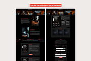 Systeme.io Dark Red List Shop Layout, a Landing Page Template by Hayley's Digital Hub (Thumbnail 4 of 10)
