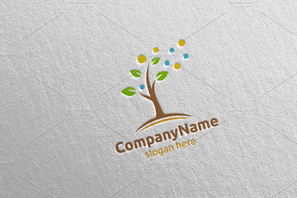 Tree Digital Financial Invest Logo, a Branding & Logo Template by denayunebgt (Photo 1 of 5)