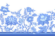 Jacobean Passion Seamless Patterns, a Pattern Graphic by Elen-Lane (Thumbnail 4 of 5)