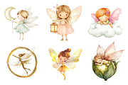 Adorable Tiny Fairy & Sparkles, an Illustration by CreationArt (Thumbnail 2 of 5)