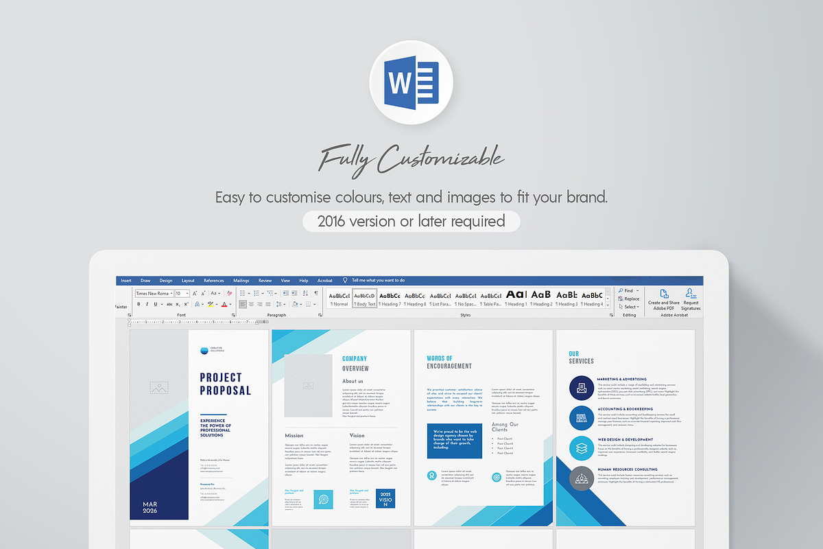 Project Proposal Template, a Brochure Template by BrochuresFactory (Photo 6 of 7)