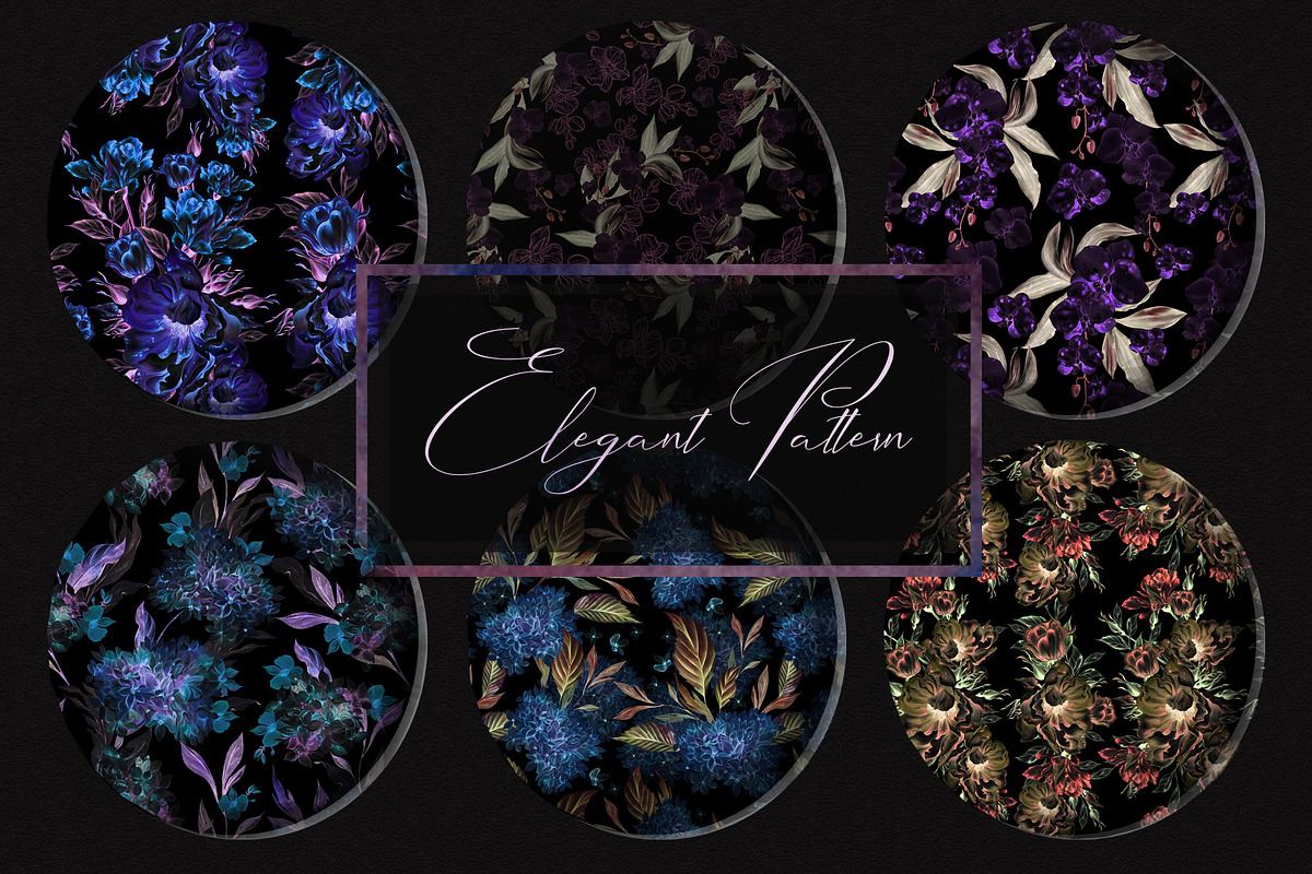 ELEGANT FLOWERS PATTERNS, a Pattern Graphic by Knopazyzy (Photo 16 of 18)