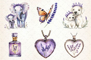 Lavender Mother’s Day Clipart, an Illustration by Dream Creation (Thumbnail 4 of 6)
