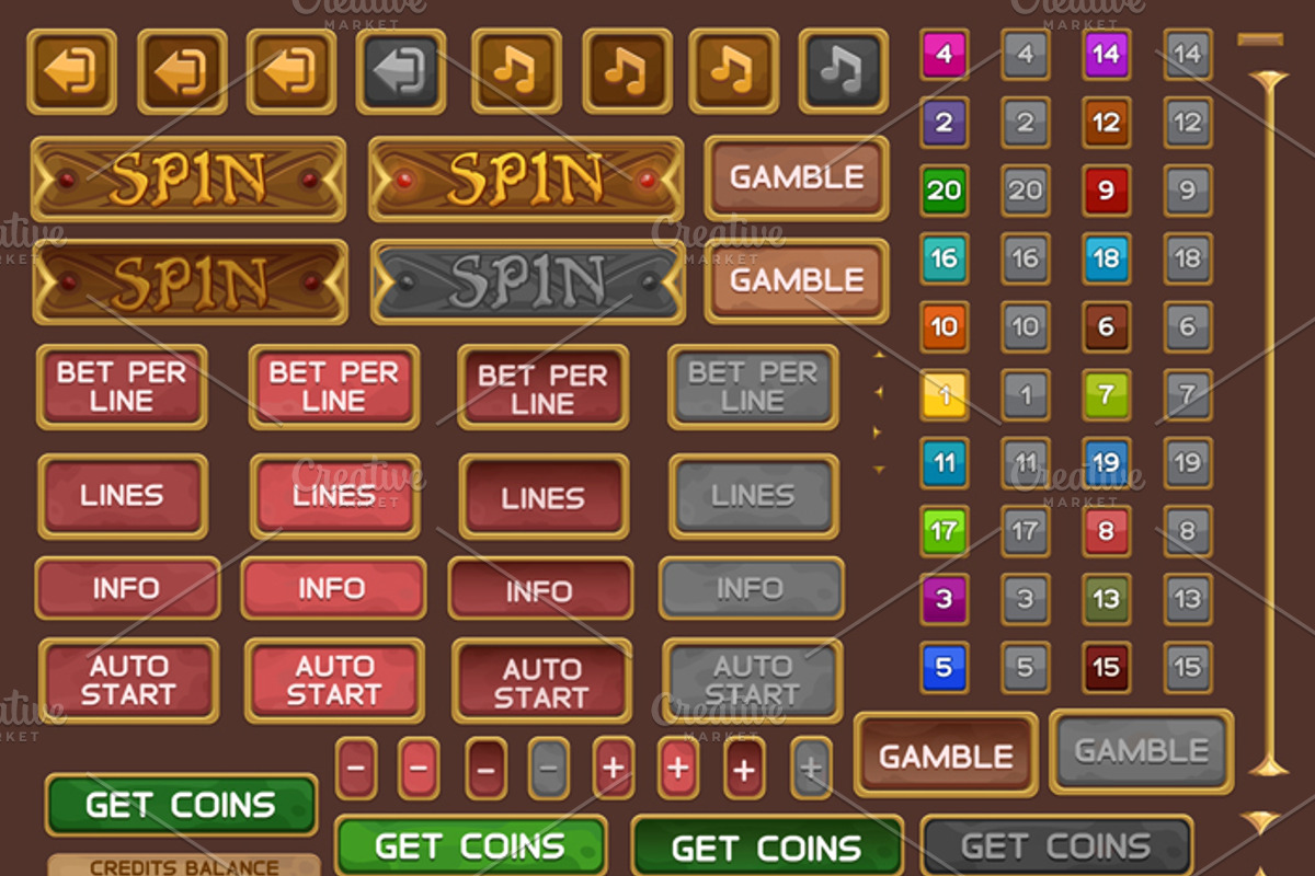 Egyptian treasures slots game, an Illustration by Saranai Store (Photo 7 of 11)