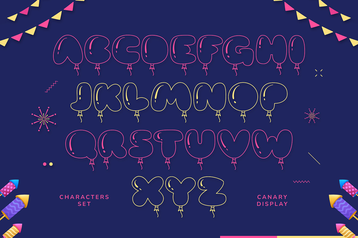 Canary Fun Display Font, a Handwritten Font by infernostudio3 (Photo 9 of 10)