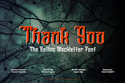 Withceyrs - Gothic Blackletter Font, a Blackletter Font by Dhabee (Thumbnail 4 of 15)