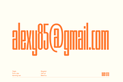 Psilograph - Extra Condensed, a Sans Serif Font by Sign Studio (Thumbnail 5 of 11)