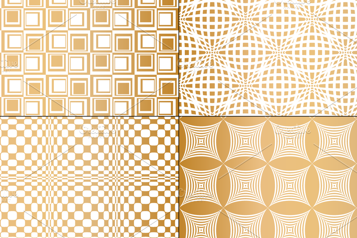 Seamless Copper Op Art Patterns, a Pattern Graphic by Melissa Held Designs