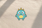 Cute Monster Icon Toy, a Decorative Illustration by Vectorium Studio (Thumbnail 2 of 3)