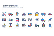 Transportation and Vehicle icon set, an Icon by Icongeek26 (Thumbnail 2 of 6)