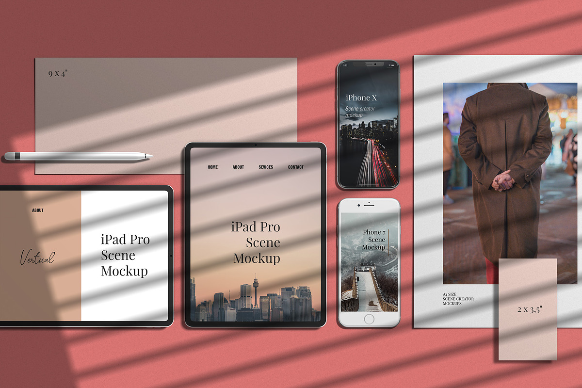 Scene Creator - Mockups Kit, a Books & Magazine Mockup by graphiccrew (Photo 11 of 14)