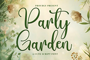 Party Garden, a Handwritten Font by InermediaSTUDIO (Thumbnail 1 of 8)