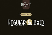 Brilout Display Font, a Sans Serif Font by Aktab Studio (Thumbnail 3 of 12)