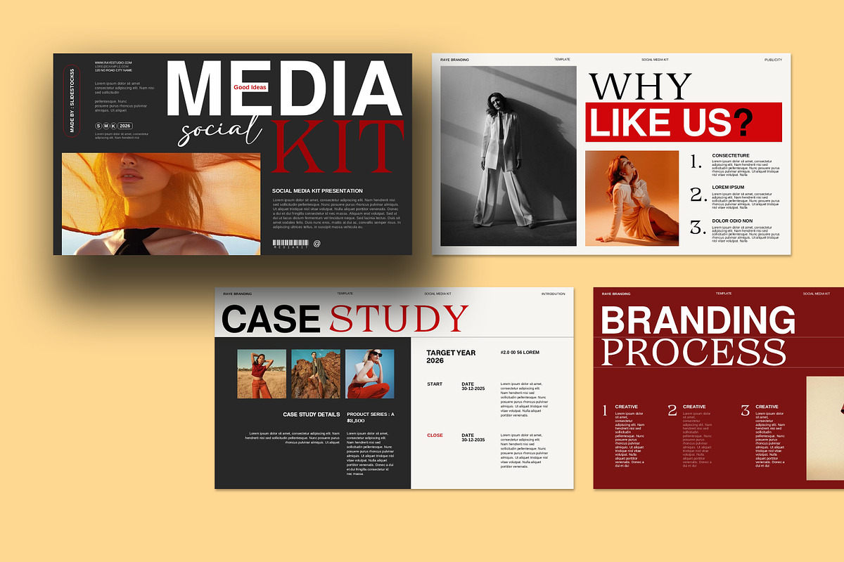 Media Kit Template, a Presentation Template by slidestock55 (Photo 3 of 11)