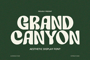 Grand Canyon - Display Font