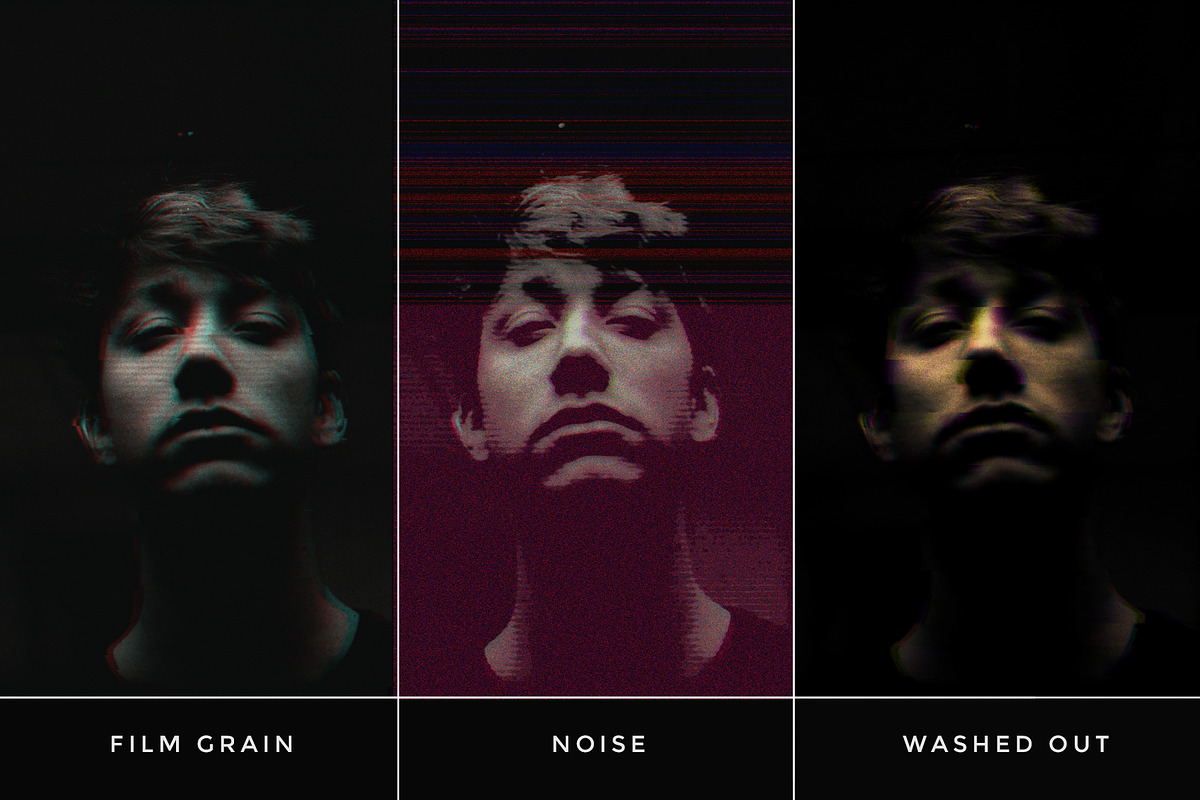 Glitch Effect Photoshop Actions, an Action Add-On by Dene Studios (Photo 9 of 15)