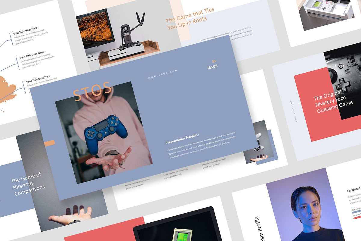 Stos : Gaming Biz Powerpoint, a Presentation Template by Punkl Camp (Photo 1 of 16)