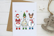 Funny Christmas Goose Png Christmas, an Illustration by Dream Creation (Thumbnail 2 of 5)