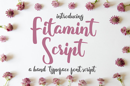 Fitamint - Script, a Script Font by SemutHitam Creative