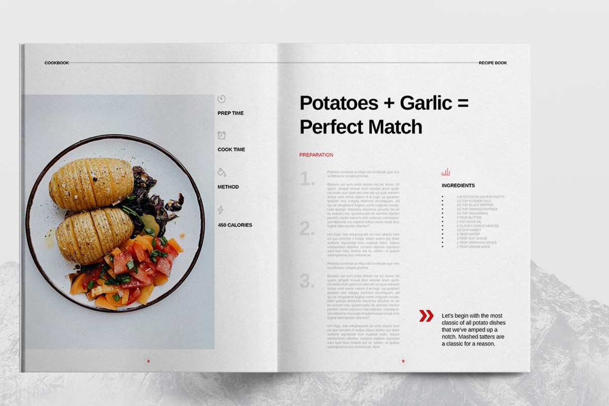 Your Own Cookbook & Recipe Book, a Brochure Template by Boris Cupac (Photo 5 of 13)