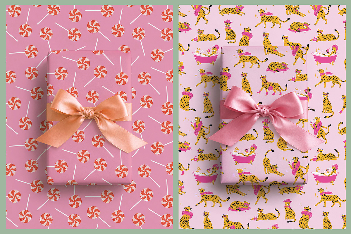 Christmas wrapping paper, a Pattern Graphic by artnLera (Photo 4 of 5)