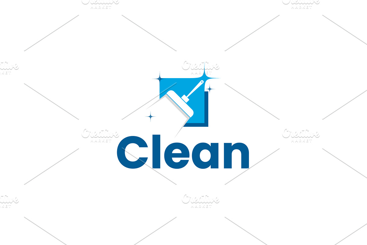 Cleaning logo icon illustration, a Branding & Logo Template by Dyn Studio