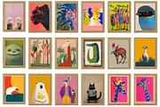 Animal Wall Art Bundle,Animal Prints, an Animal Photo by Chipshpow Graphics (Thumbnail 2 of 11)